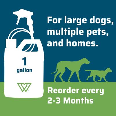 Natural Flea, Tick & Mosquito Spray for Dogs & Cats, Lemongrass, 128-fl oz bottle