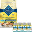 Bundle: Blue Buffalo Life Protection Formula Healthy Weight Adult Chicken & Brown Rice Recipe Dry Dog Food, 15-lb bag + Blue Buffalo Homestyle Recipe Healthy Weight Chicken Dinner with Garden Vegetables & Brown Rice Canned Dog Food, 12.5-oz, case of 12