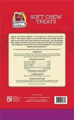 Pork Flavored Soft Chew Dog Treats, 16-oz bag