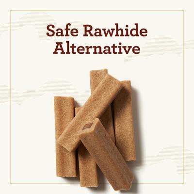 Large Stuffed Bone Treats Meaty Middle Made with real Bacon, 6 count