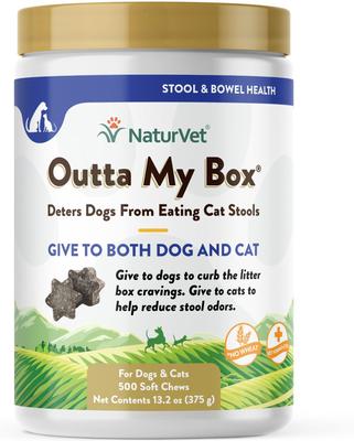 Outta My Box - Suplemento digestivo masticable suave para perros y gatos (500 unidades)