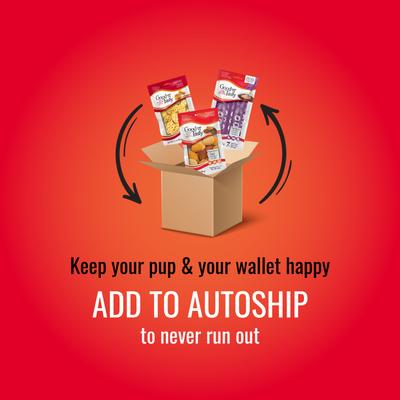 Triple Flavor Mix Variety Pack Puree Dog Food Topper, 84 count