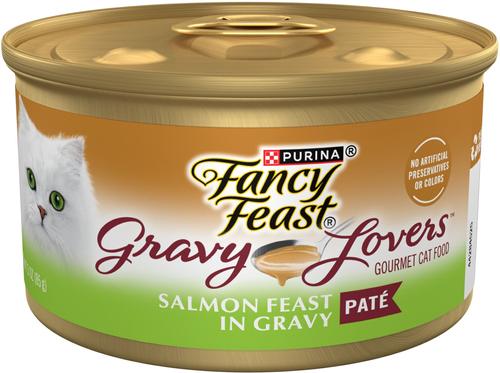 Gravy Lovers Beef Feast Pate Wet Cat Food, 3-oz can, case of 24