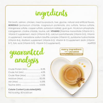 Gravy Lovers Salmon Feast Pate Wet Cat Food, 3-oz can, case of 24