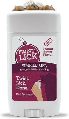 Twist & Lick SimPill Peanut Butter Flavor Pill Hiding Dog Treat, 2.3-fl oz Dispenser