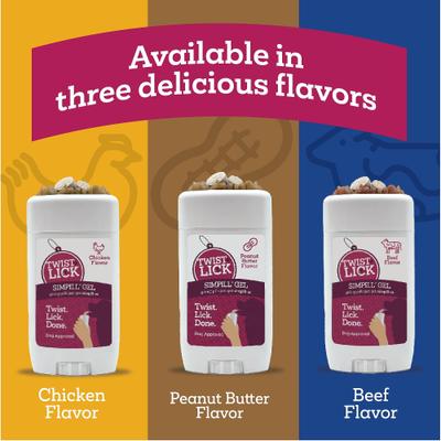 Twist & Lick SimPill Peanut Butter Flavor Pill Hiding Dog Treat, 2.3-fl oz Dispenser