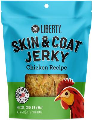 Liberty Skin & Coat Chicken Grain-Free Jerky Dog Treats, 5-oz bag