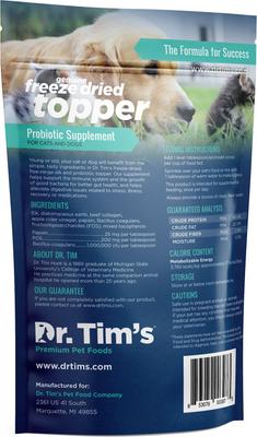 Elk Probiotic Freeze-Dried Topper Dog & Cat Supplement, 12-oz bag