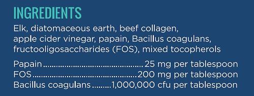 Elk Probiotic Freeze-Dried Topper Dog & Cat Supplement, 12-oz bag