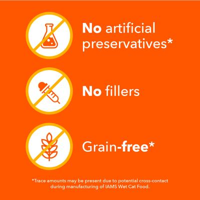 Perfect Portions Healthy Adult Salmon Tuna Variety Pack Grain-Free Pate Wet Cat Food, 2.6-oz tray, case of 24