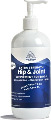 Extra Strength Glucosamine Hip & Joint Supplement for Dogs, 16-fl oz