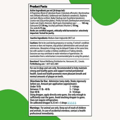 Healthy Gums Liquid Dental Supplement for Cats & Dogs, 2-oz bottle