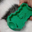 GroomBug Cat Brush, Green, Medium