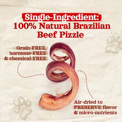 Odor-Free Curly Bully Sticks Dog Treats, 10-12-in, 5 count