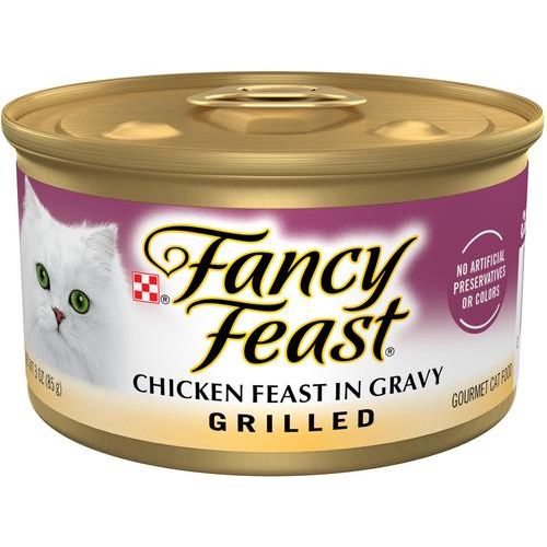 Grilled Poultry & Beef Feast Variety Pack Canned Cat Food, 3-oz, case of 30