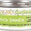 Comida enlatada para gatos Super Premium Duck Dinner sin cereales, 5.5 oz, caja de 24