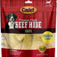 Premium Beef Hide Chips Chicken Flavor Dog Chews, 1-lb bag