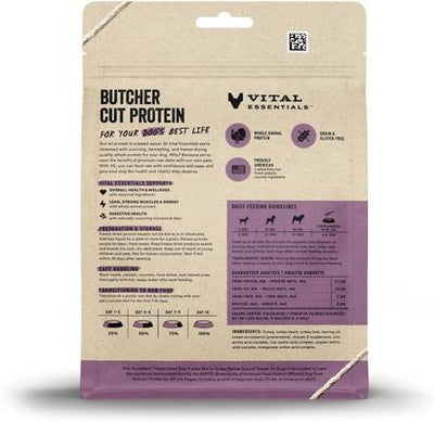 Freeze-Dried Raw Protein Mix-In Turkey Recipe Ground Dog Food Topper, 6-oz bag