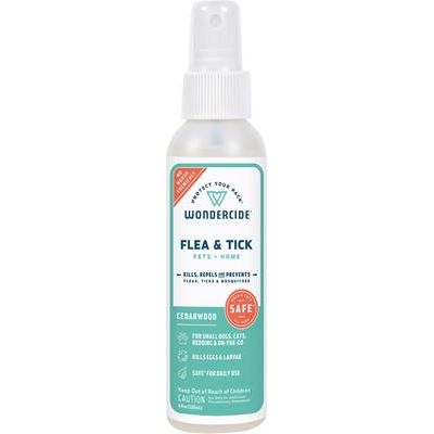 Spray natural contra pulgas, garrapatas y mosquitos para perros y gatos, madera de cedro, botella de 113 ml