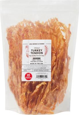 Made in USA Turkey Tendon Dog Treats, 16-oz bag
