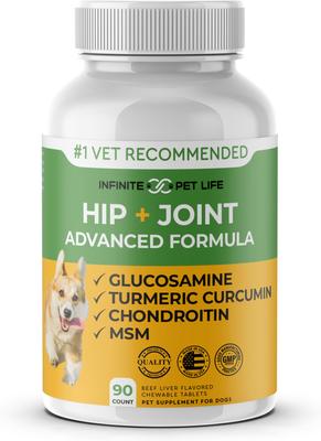 Hip & Joint Advanced Formula Beef Liver Flavor Dog Supplement, 90 count