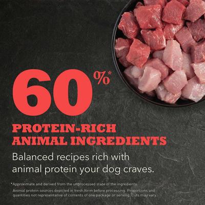 Bundle: ACANA Red Meat Recipe Dry Food + Singles Beef & Pumpkin Formula Freeze-Dried Dog Treats