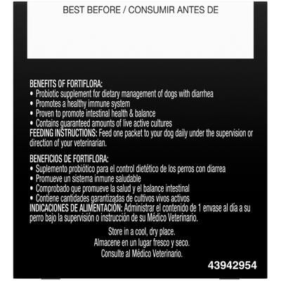 Bundle: Hill's Science Diet Sensitive Stomach & Skin Chicken & Barley Recipe Dry Food + Purina Pro Plan Veterinary Diets FortiFlora Powder Digestive Supplement for Dogs, 30 count