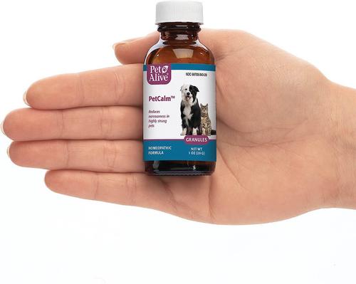 PetCalm Homeopathic Medicine for Anxiety for Dogs & Cats, 1-oz jar