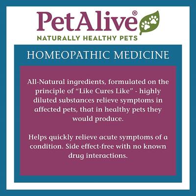 PetCalm Homeopathic Medicine for Anxiety for Dogs & Cats, 1-oz jar