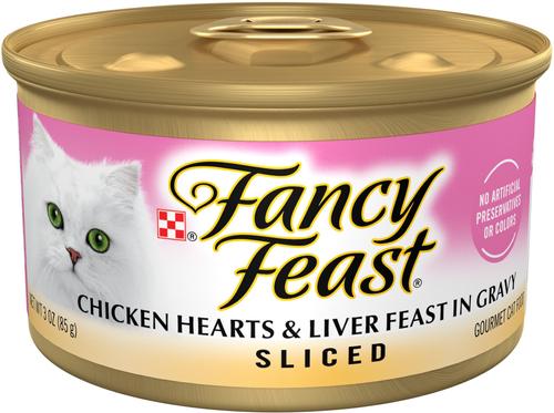 Sliced Turkey Feast in Gravy Canned Cat Food, 3-oz, case of 24