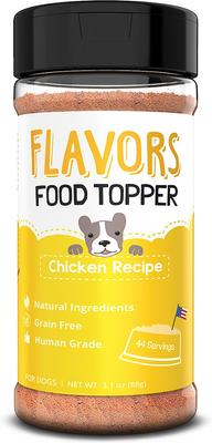 Red Meat Recipe Grain-Free Dog Food Topper & Treat Mix, 3.1-oz bottle