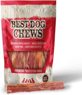 Gullet Flats Beef Flavored 12-in Dog Chews, 12 count
