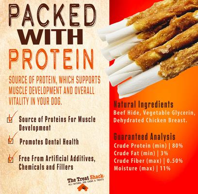 5-in Chicken Wrapped Rawhide Twist Dog Treat, 24 count