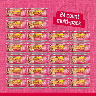 Prime Filets with Salmon & Beef in Sauce Canned Cat Food, 5.5-oz, case of 24