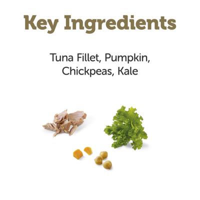 Taste Toppers Tuna Fillet with Pumpkin, Chickpeas & Kale Recipe in Broth Natural Wet Dog Food, 3-oz pouch, case of 12