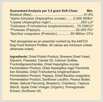 Digestive Support with Probiotics Chicken Flavored Soft Chew Digestive Supplement for Dogs, 90 count