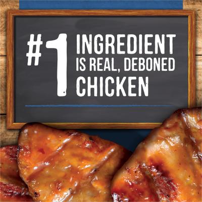 Slow Cooked BBQ Chicken Memphis Style Glazed Tenders Jerky Dog Treats, 10-oz pouch