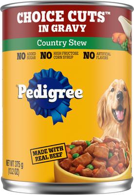 Bundle: Pedigree Choice Cuts in Gravy with Beef + Country Stew Canned Dog Food