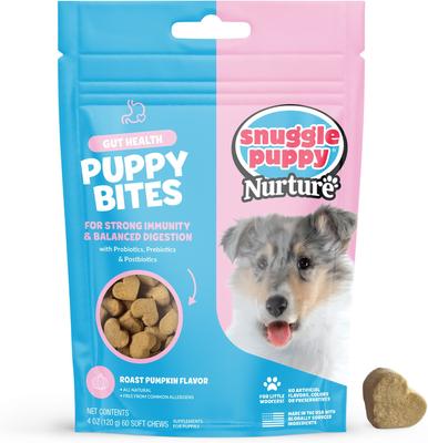 Bites Gut Health Supplement Pumpkin Flavored Soft Chews, 60 count