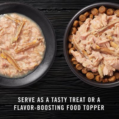 Landmark Broths Tuna, Anchovies & Whitefish Recipe Wet Cat Food Complement Pouches, 1.4-oz case of 16