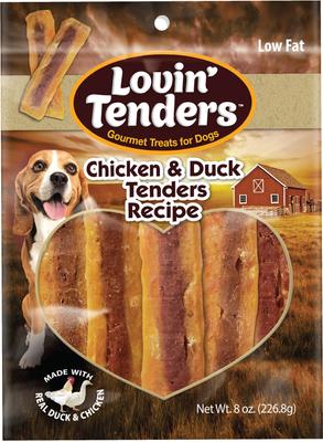Chicken & Duck Tenders Recipe Dog Jerky Treat, 8-oz bag
