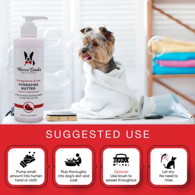 Dog Hydrating Butter, 8-fl oz bottle, Pomegranate & Acai