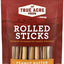 Rawhide-Free Rolled Sticks Peanut Butter Flavor Dog Treats, 10 count