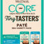 CORE Tiny Tasters - Paté de pollo y pavo, alimento para gatos sin cereales, 1.75 oz (paquete de 12)