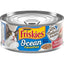 Comida húmeda para gatos Ocean Favorites Meaty Bits con salmón, camarones y arroz integral, lata de 5.5 oz, caja de 24