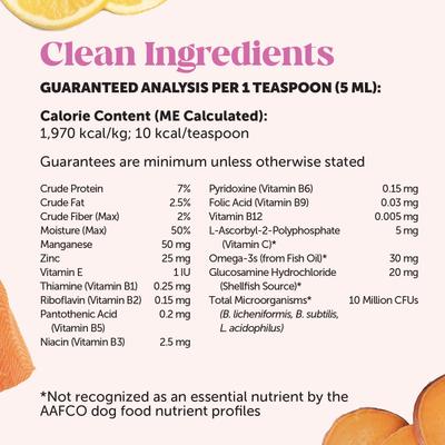 Bone Broth & Salmon Oil Turkey Flavored Liquid Multivitamin for Dogs, 12-fl oz bottle