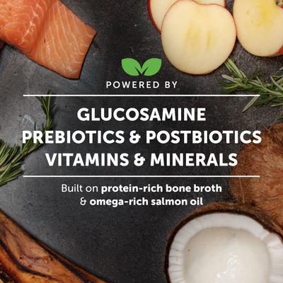 Bone Broth & Salmon Oil Turkey Flavored Liquid Multivitamin for Dogs, 12-fl oz bottle