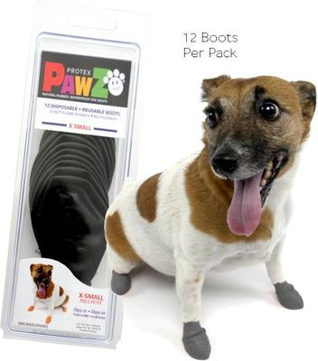 Bundle: Winter Paw Protection Starter Kit - Safe Paw Ice Melt, Musher's Secret Paw Protection Wax, Pawz Dog Boots, X-Small