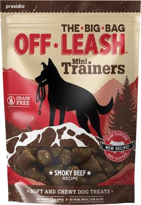 Mini Trainers Smoky Beef Soft & Chewy Dog Treats, 12-oz pouch