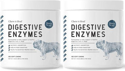 Digestive Enzymes & Probiotics Supplement for Dogs, 240 count